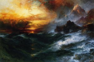 Main Product Photo of A Mountain of Loadstone Painting by Thomas Moran