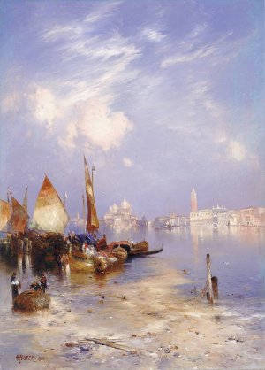 Main Product Photo of A View of Venice Painting by Thomas Moran
