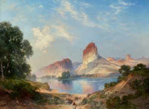 Main Product Photo of An Indian Paradise Painting by Thomas Moran