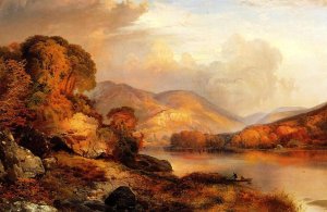 Main Product Photo of Autumn Landscape Painting by Thomas Moran