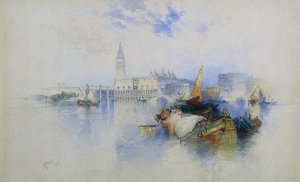 Basin of San Marco by Oil Painting Reproduction