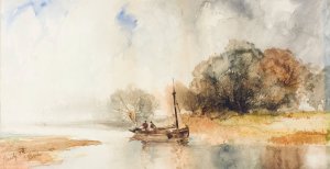 Main Product Photo of Beverly N.J. Painting by Thomas Moran