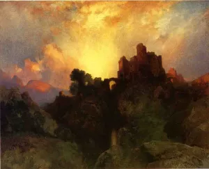 Caledonia, Stern and Wild by Thomas Moran - Hand-Painted Oil Painting Reproduction