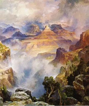 Canyon Mists: Zoroaster Peak [Grand Canyon, Arizona] by Oil Painting Reproduction