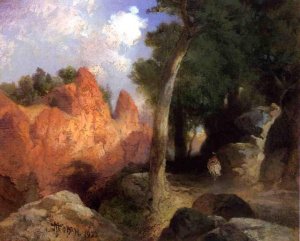 Main Product Photo of Canyon of the Clouds Painting by Thomas Moran