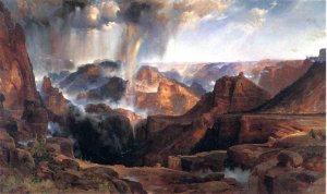 Main Product Photo of Chasm of the Colorado Painting by Thomas Moran