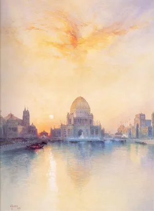 Chicago World's Fair by Thomas Moran Oil Painting Reproduction