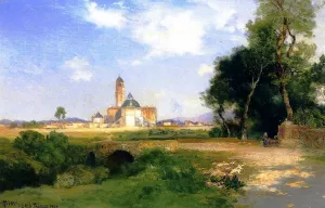 Church at Teoloyacan by Oil Painting Reproduction