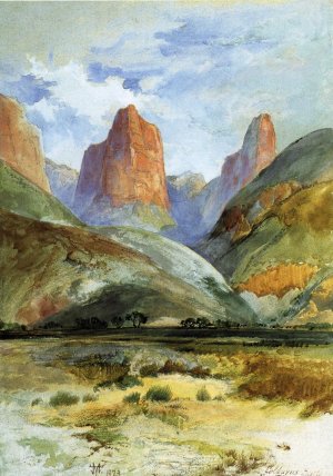 Colburn's Butte ,South Utah by Oil Painting Reproduction