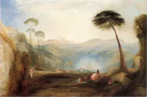 Golden Bough after Joseph Mallor William Turner by Thomas Moran - Hand-Painted Oil Painting Reproduction