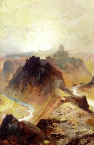 Grand Canyon, Utah by Thomas Moran Oil Painting Reproduction