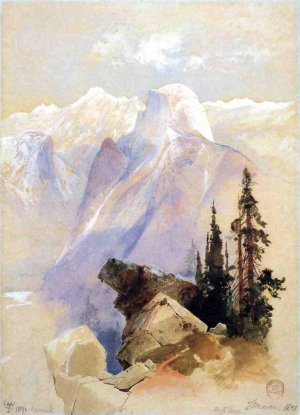 Half Dome, Yosemite by Oil Painting Reproduction
