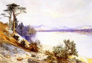 Head of the Yellowstone River by Thomas Moran - Hand-Painted Oil Painting Reproduction
