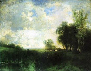 Lowery Day by Oil Painting Reproduction