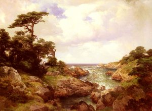 Main Product Photo of Monterey Coast Painting by Thomas Moran