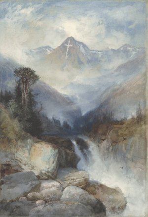 Main Product Photo of Mountain of the Holy Cross Painting by Thomas Moran