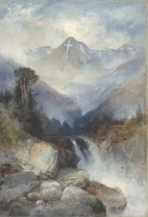 Mountain of the Holy Cross by Thomas Moran - Hand-Painted Oil Painting Reproduction