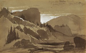 Near Meadow Creek, Utah by Oil Painting Reproduction