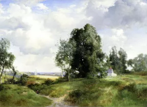 Old Windmill, East Hampton, Long Island, New York by Oil Painting Reproduction