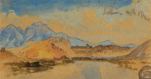 Port Neuf Canyon, Idaho by Oil Painting Reproduction