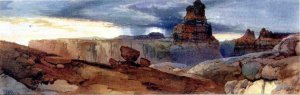 Main Product Photo of Shin-Au-Av-Tu-Weap God Land, Canyon of the Colorado, Utah Painting by Thomas Moran