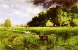 Main Product Photo of Summer Squall Painting by Thomas Moran