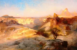 Sunrise Landscape by Oil Painting Reproduction