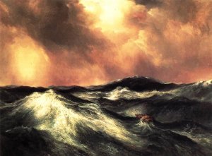 The Angry Sea by Oil Painting Reproduction