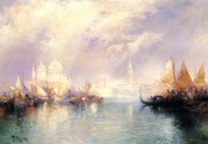 The Church of Santa Maria della Salute, Venice by Oil Painting Reproduction
