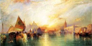 The Gate of Venice by Oil Painting Reproduction