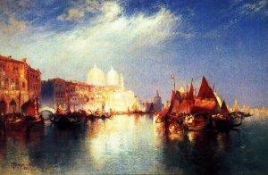 Main Product Photo of The Grand Canal Painting by Thomas Moran