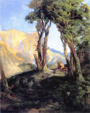 Main Product Photo of The Sacrifice of Isaac Painting by Thomas Moran