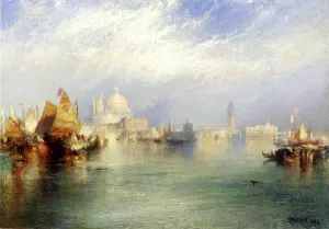 The Splendor of Venice by Thomas Moran - Hand-Painted Oil Painting Reproduction