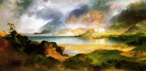 Main Product Photo of The Stronghold Painting by Thomas Moran