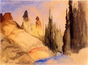 Tower Creek by Oil Painting Reproduction