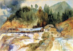 Trojes Mine by Oil Painting Reproduction