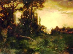 Main Product Photo of Twilight Painting by Thomas Moran
