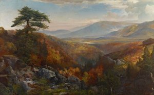 Main Product Photo of Valley of the Catawissa in Autumn Painting by Thomas Moran