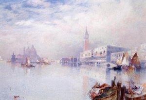 Venetial Scene by Oil Painting Reproduction