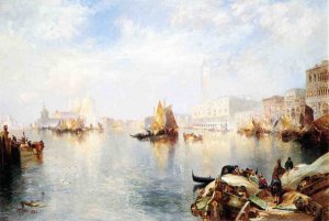 Main Product Photo of Venetian Grand Canal Painting by Thomas Moran