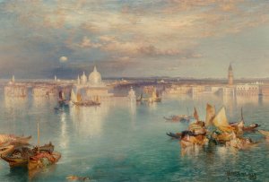 Main Product Photo of Venetian Scene Painting by Thomas Moran