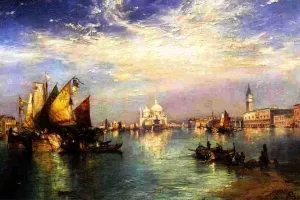 Venice 3 by Thomas Moran - Hand-Painted Oil Painting Reproduction