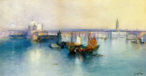 Main Product Photo of Venice from the Tower of San Giorgio Painting by Thomas Moran