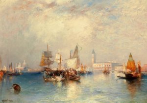 Main Product Photo of Venice, Grand Canal Painting by Thomas Moran