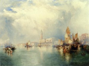Main Product Photo of Venice - Grand Canal Painting by Thomas Moran