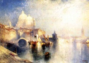 Venice, Italy not Named by Thomas Moran Oil Painting Reproduction