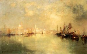 Main Product Photo of Venice: Reminiscence of Vera Cruz, Mexico Painting by Thomas Moran