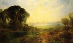 Main Product Photo of Windsor Castle Painting by Thomas Moran