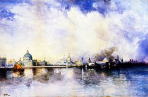 Main Product Photo of World's Columbian Exposition, 1894 Painting by Thomas Moran