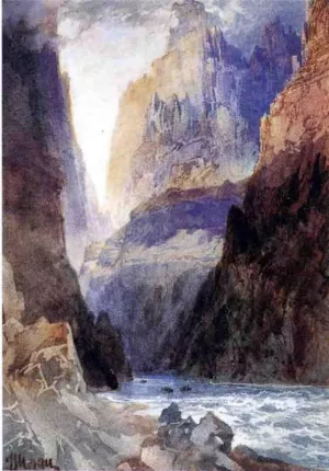 Zion Canyon by Thomas Moran Oil Painting Reproduction